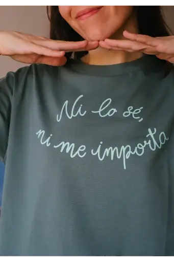 Camiseta ni lo se ni me importa 