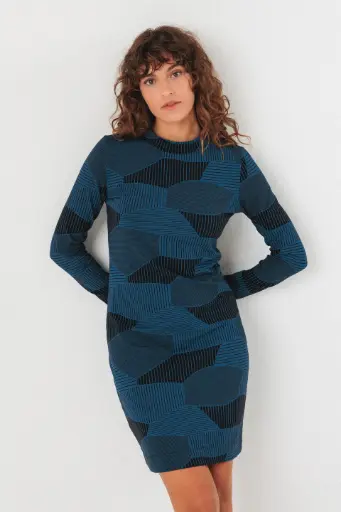 [bioleta] Vestido ceñido corto stretch 