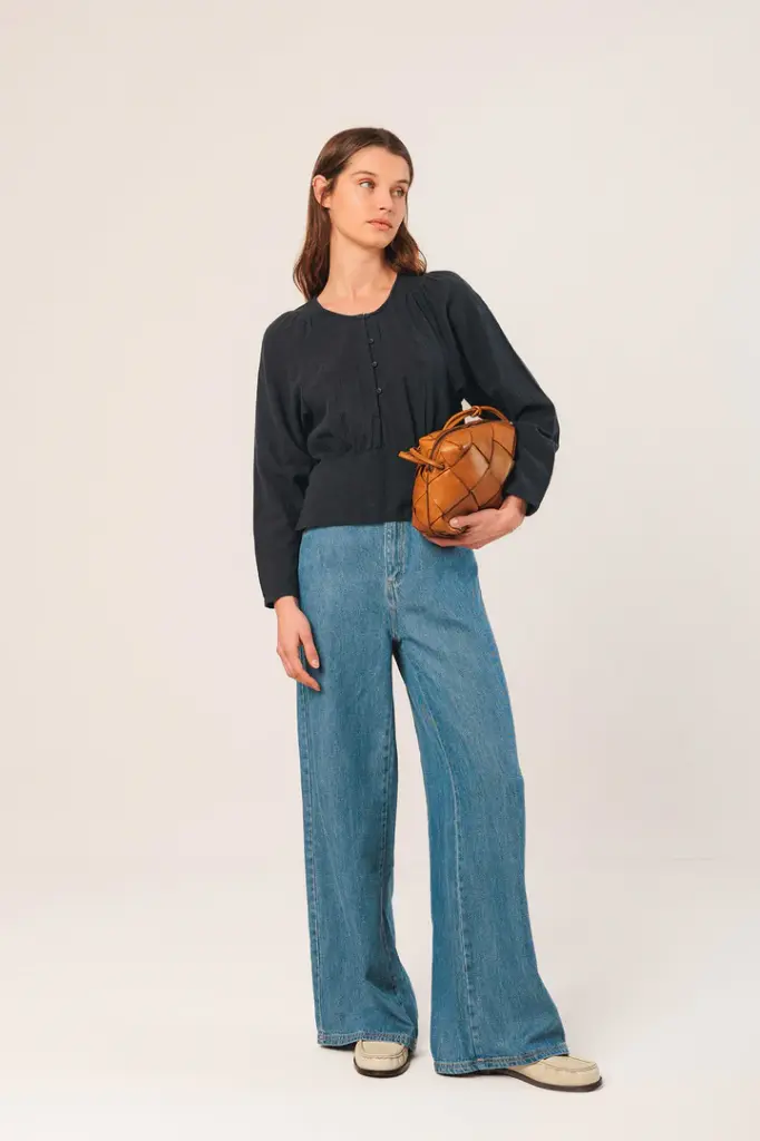 Blusa silueta navy 