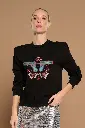 Sudadera Guns, Roses & Lipstick MINUETO