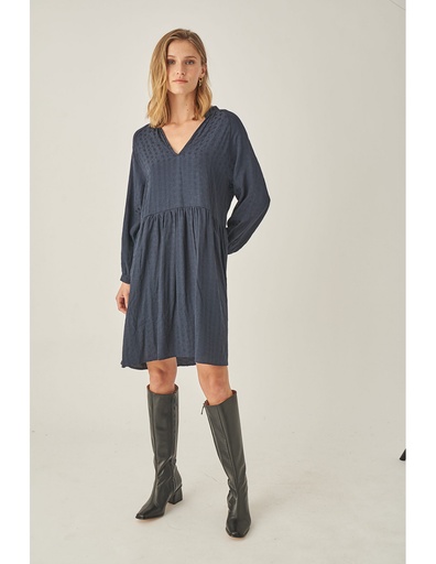 Vestido estrellas azul noche