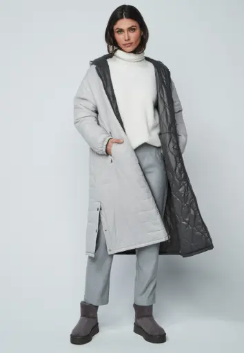 Parka acolchada reversible 