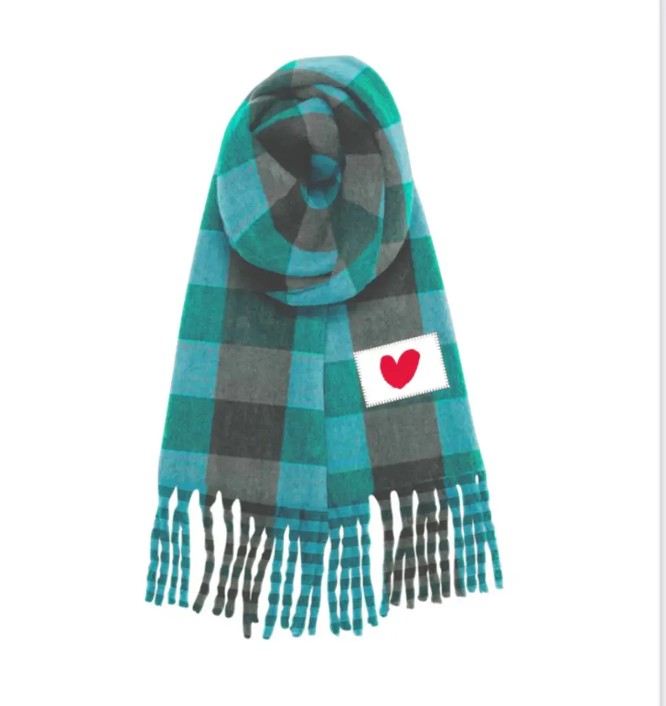 Maxi bufanda Unisex HEART 