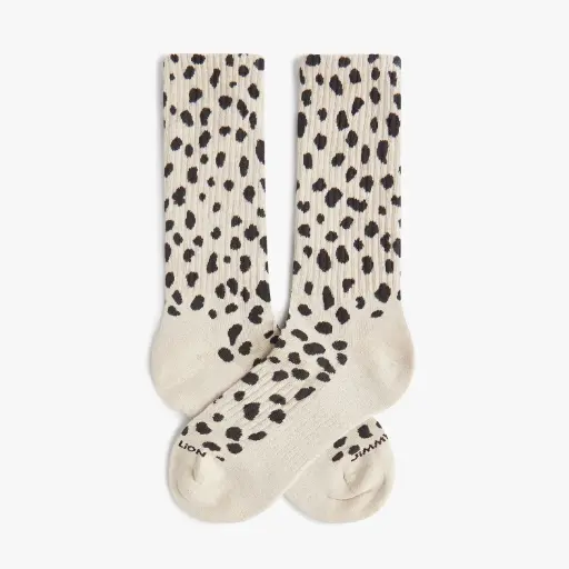 Calcetines  Athletic Cheetah Print beige