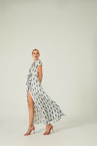 Vestido largo camisero camaleón DOLORES PROMESAS