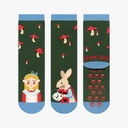 Calcetines antideslizantes KIDS ALICE  verde oscuro  JIMMY LION