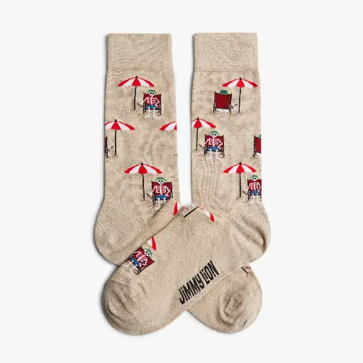 Calcetines DEATH BEACH  color beige  JIMMY LION