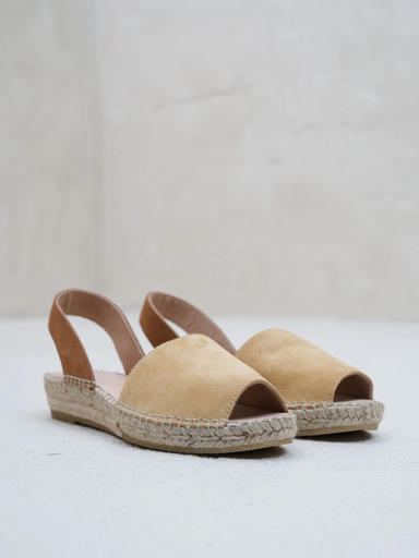 Alpargatas destalonadas color amatista 