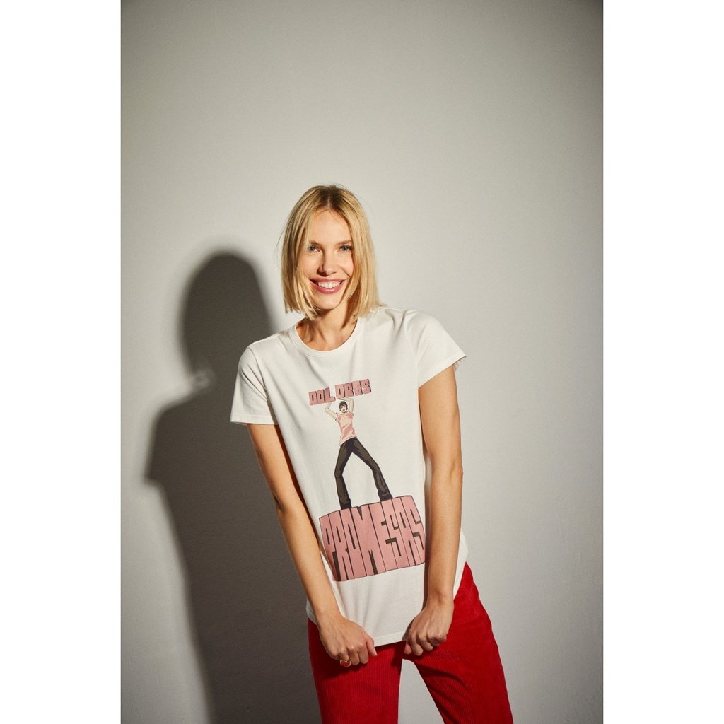 Camiseta blanca Dolores XXL DOLORES PROMESAS